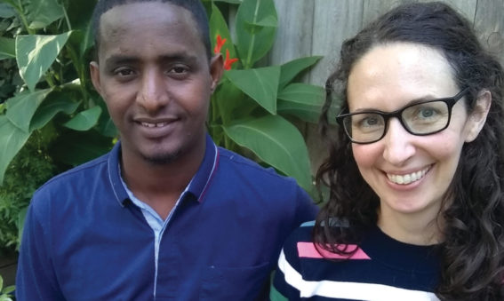 Victoria Jamieson and Omar Muhamed